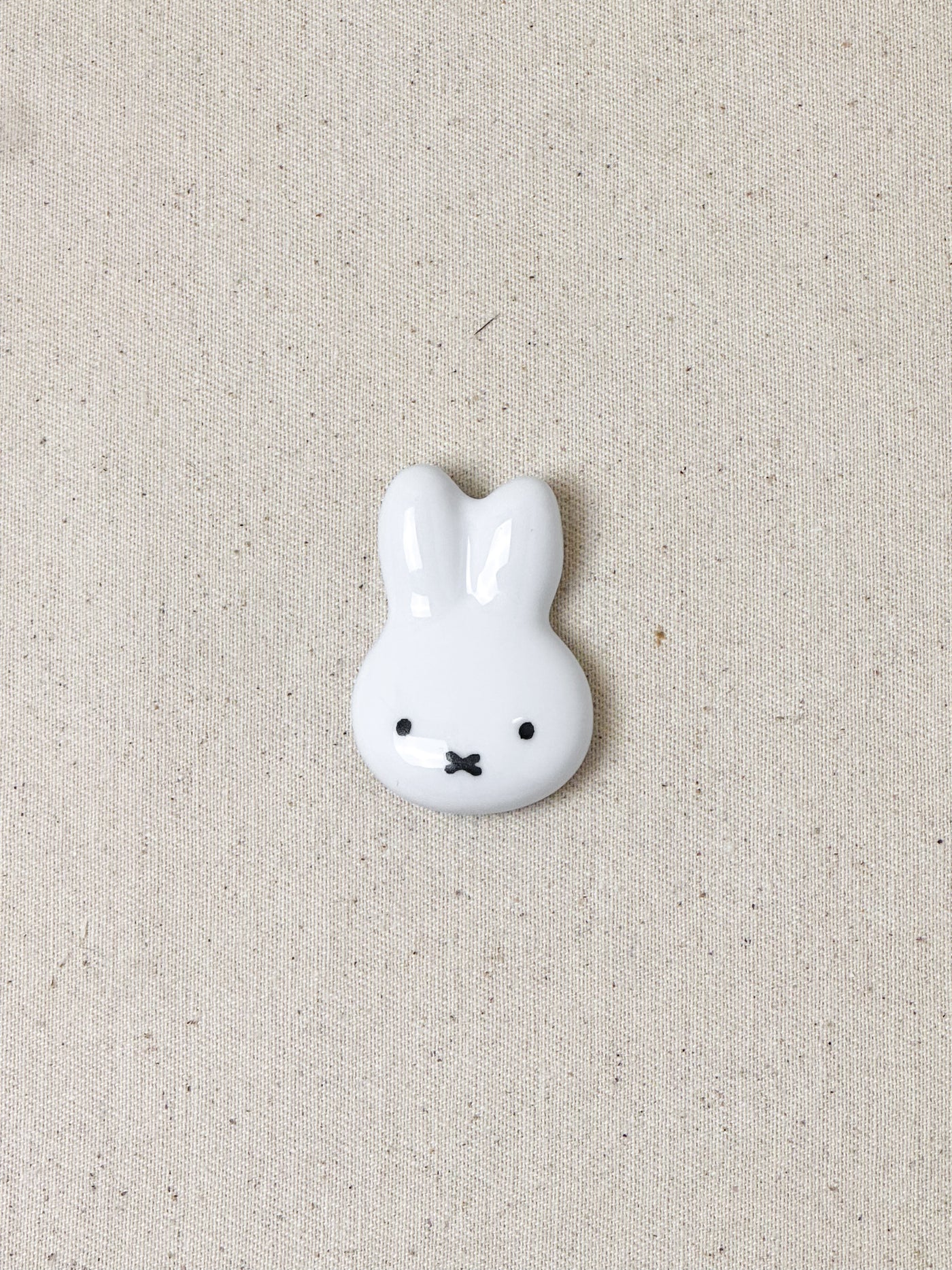 Porcelain Miffy Face Chopstick Rest