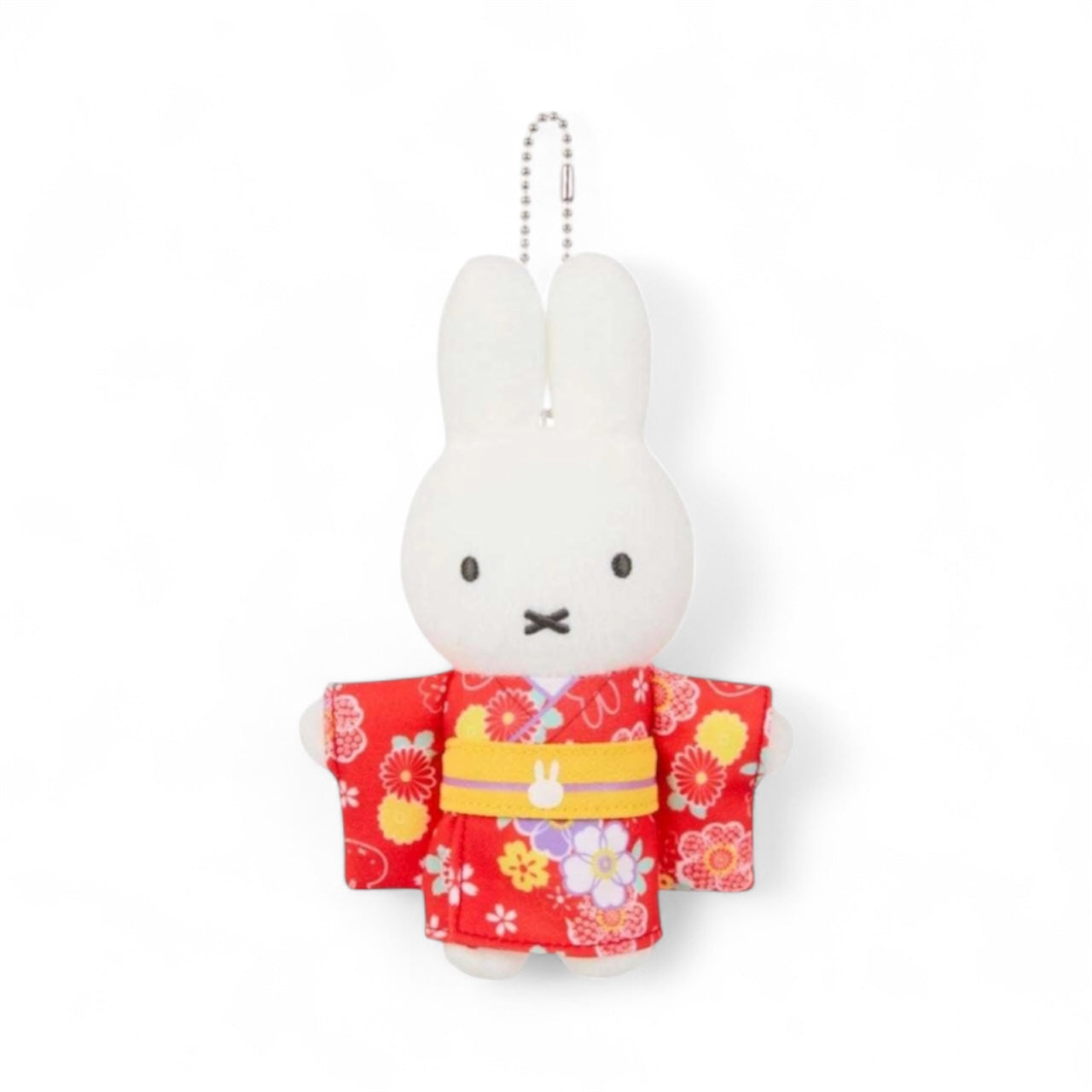 Red Kimono Mascot Miffy Plush Keychain