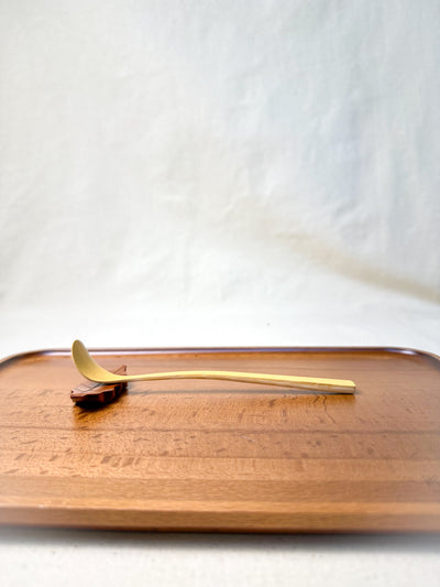 Wide Bamboo Tea Laddle