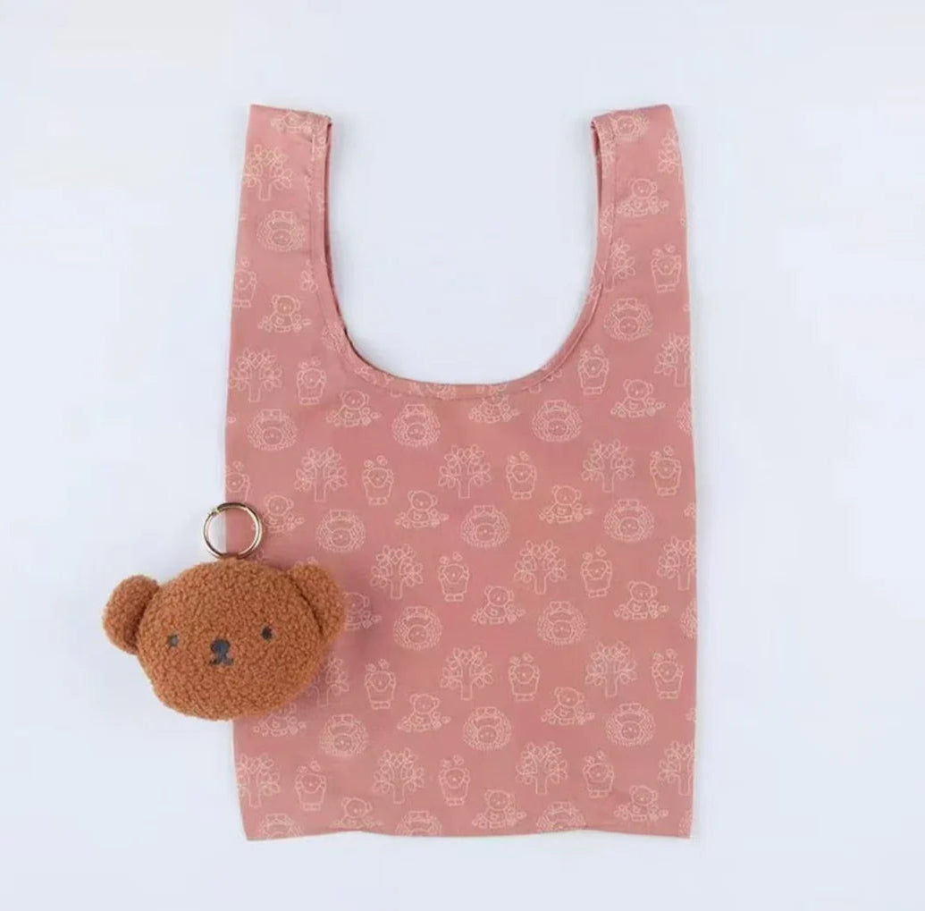 Boris Face Charm Tote Bag